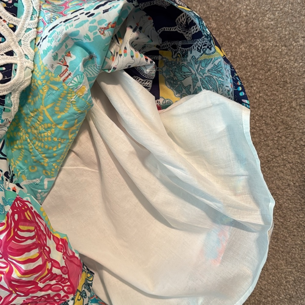 Colorful Patchwork Lilly Pulitzer Sleeveless Dress - image 4